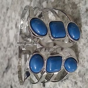 Silver-tone Cuff Bangle